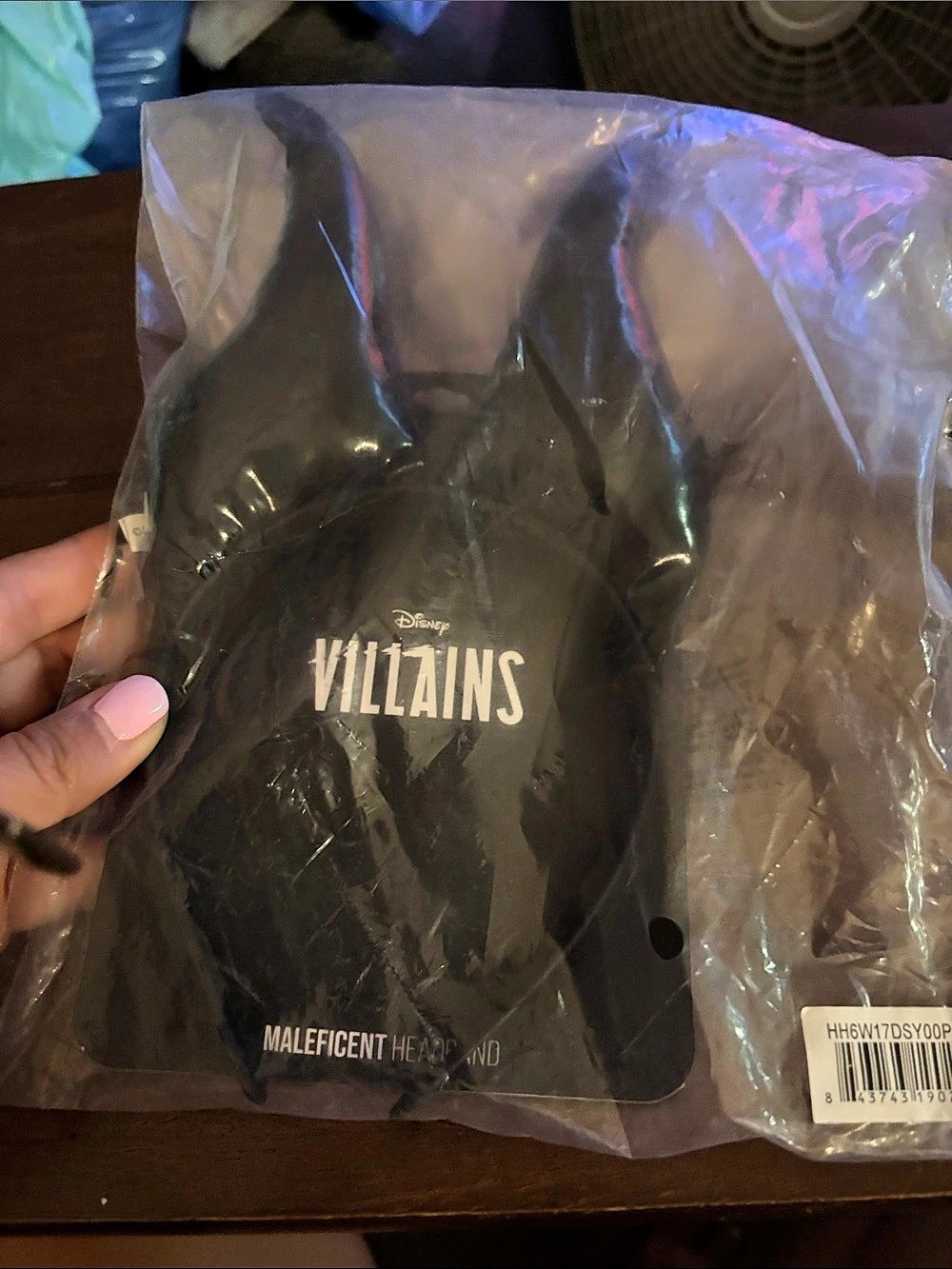 Disney Maleficent Headband Black Headband NWT